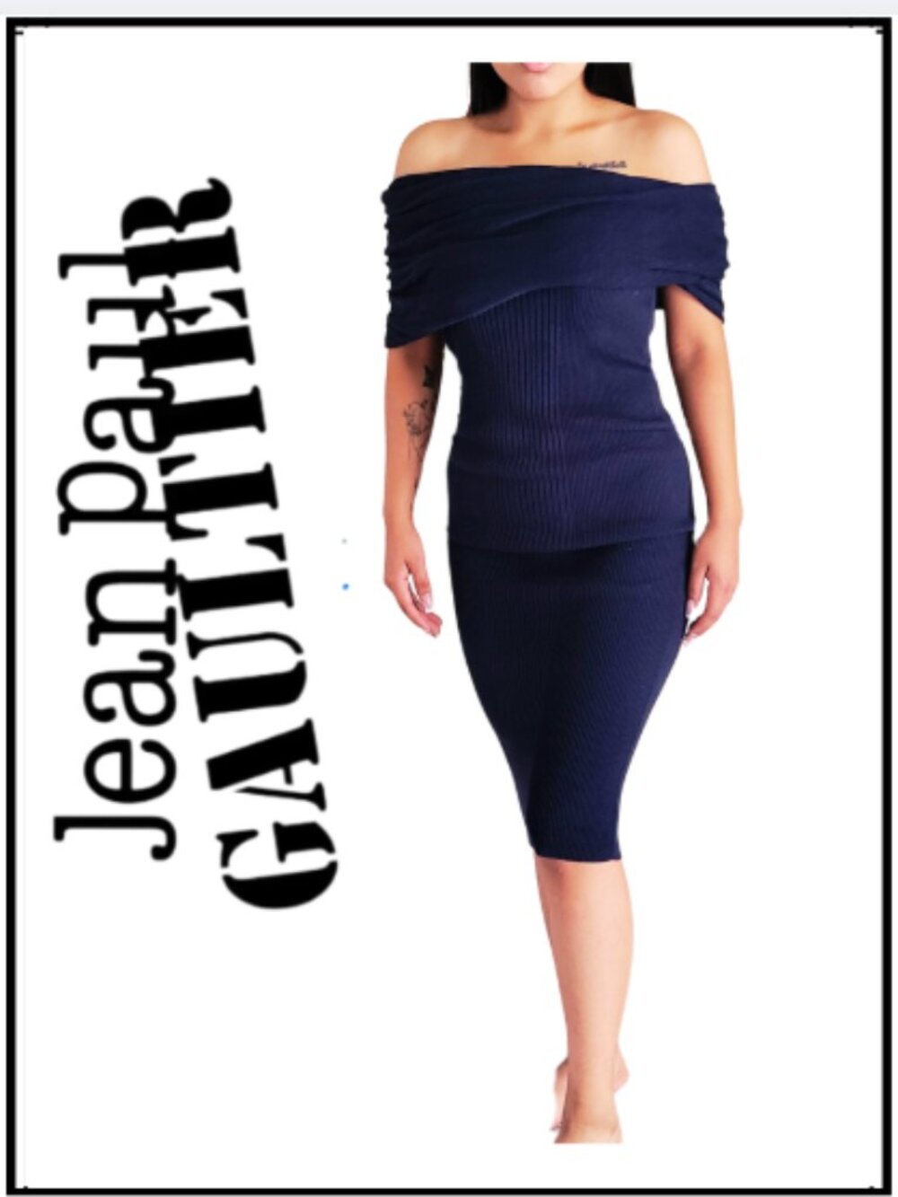 jean paul gaultier maille femme dress